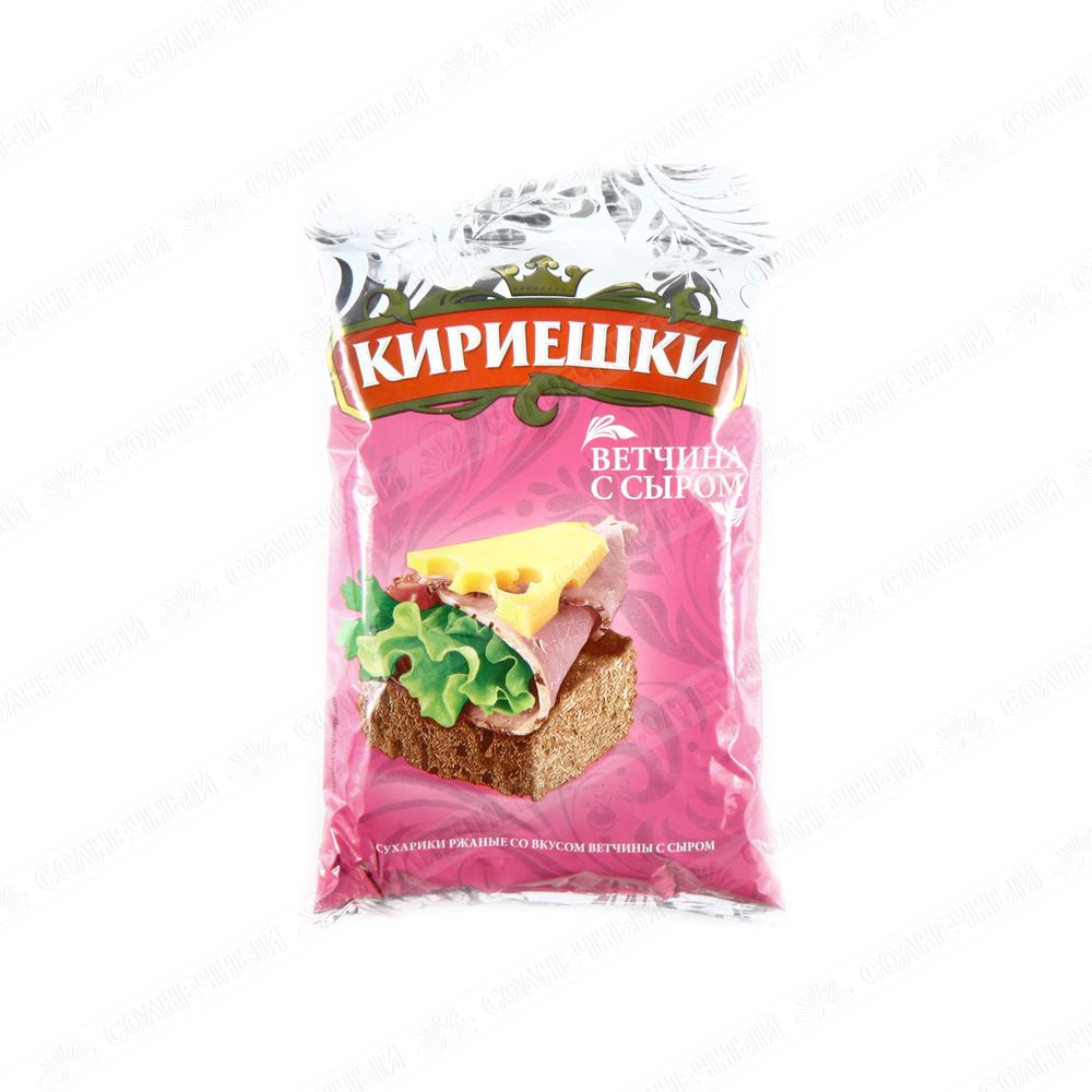 Кириешки ветчина и сыр