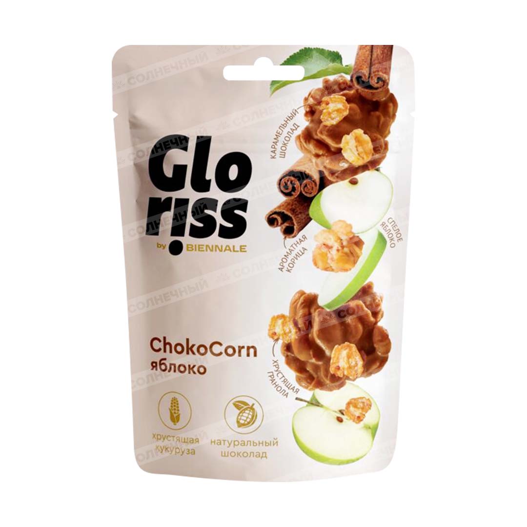 Конфеты Gloriss ChokoCorn Глазированные Яблоко 90г — купить с доставкой ...