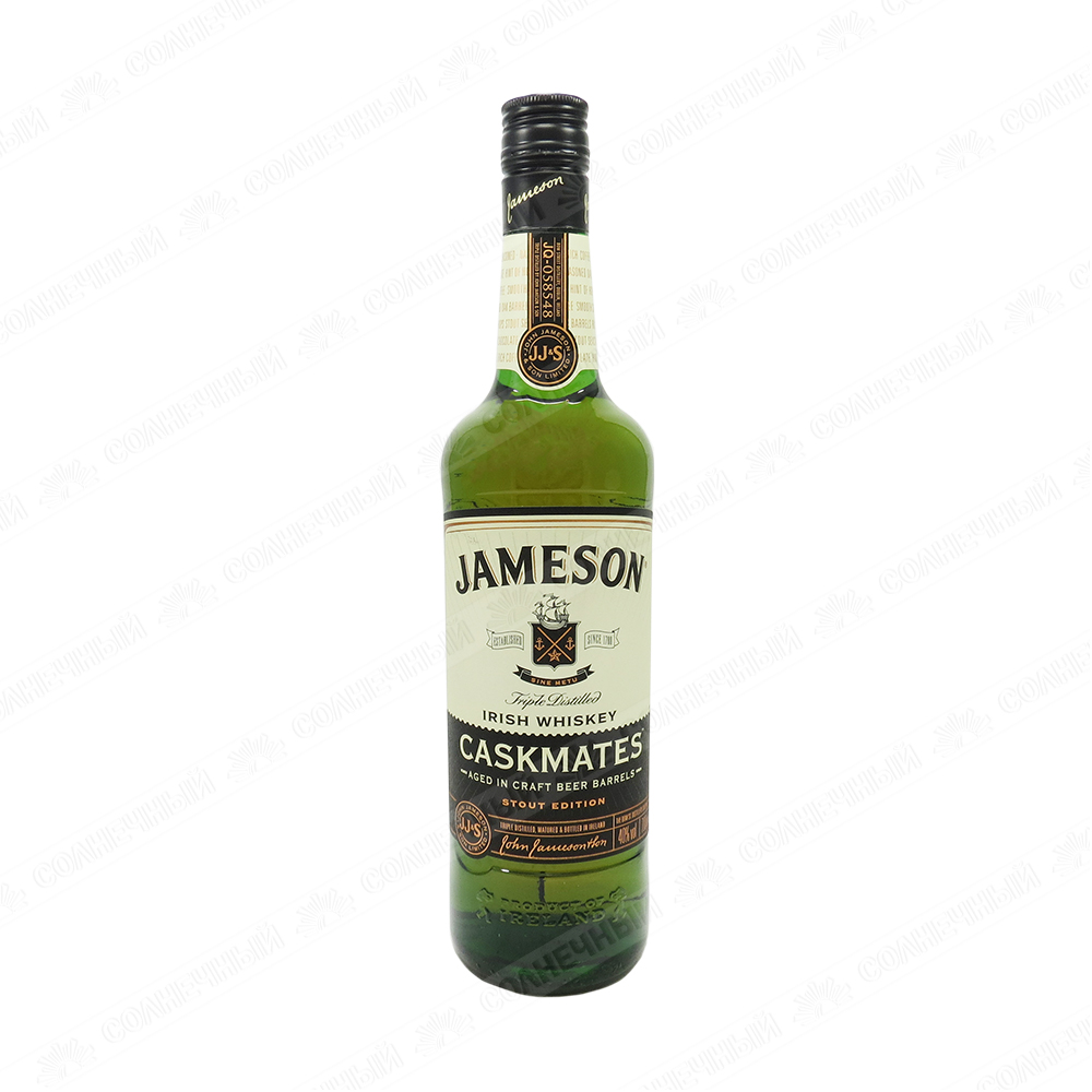 Виски Jameson Stout Edition Купажированный 40% 0,7л — купить с доставкой на  дом в интернет-магазине Солнечный