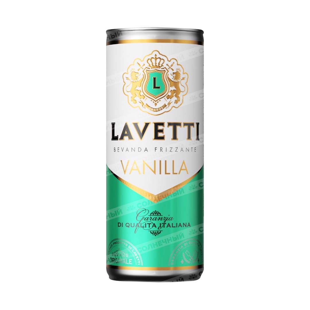 Напиток слабоалкогольный Lavetti Vanilla 8% 0,25л жесть банка — купить с  доставкой на дом в интернет-магазине Солнечный