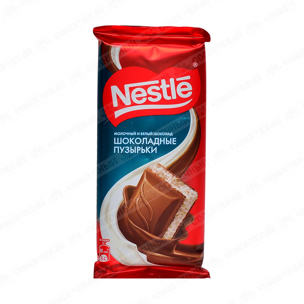 Молочный пористый шоколад Nestle