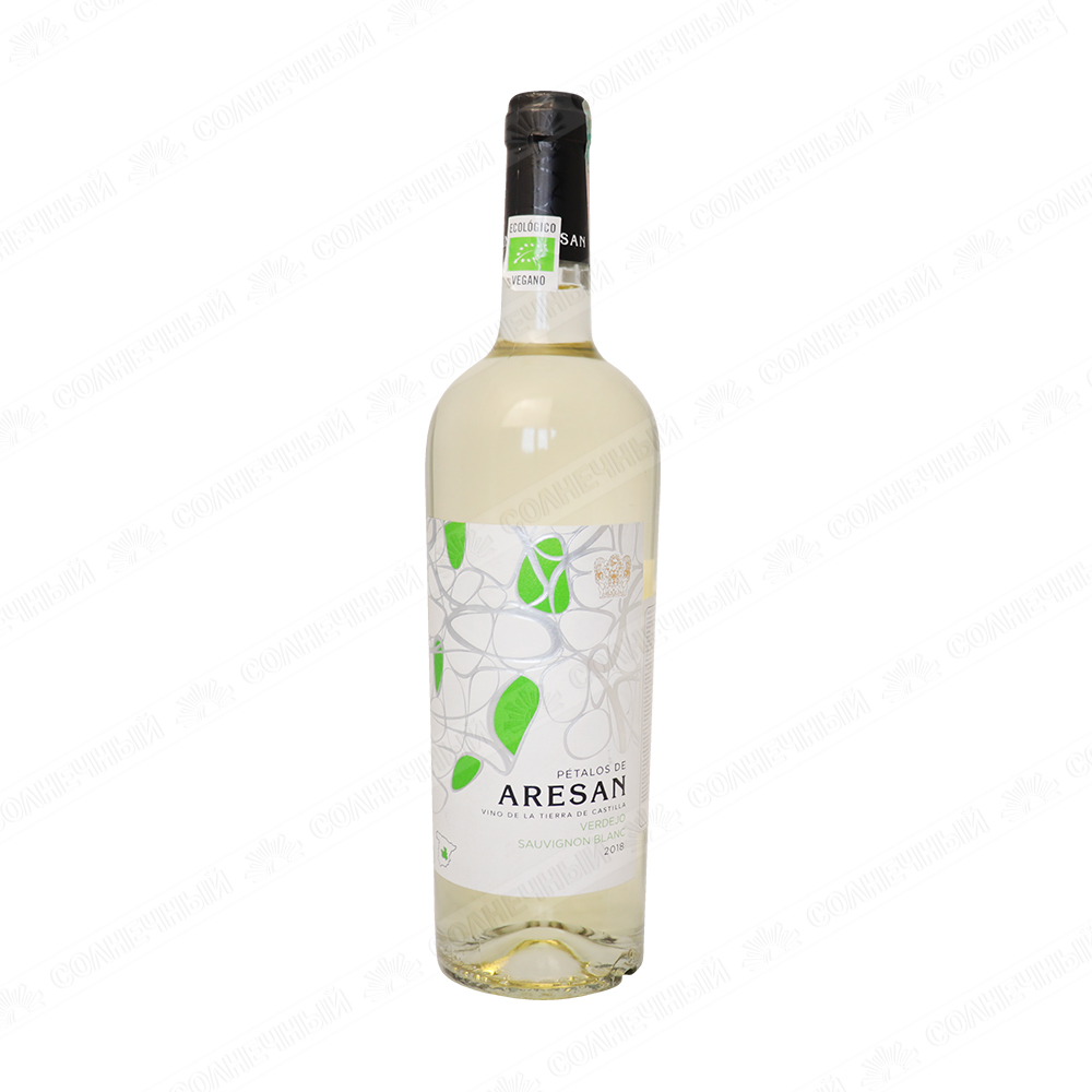 Вино Aresan Sauvignon Blanc белое сухое 12% 0,75л — купить с доставкой на  дом в интернет-магазине Солнечный