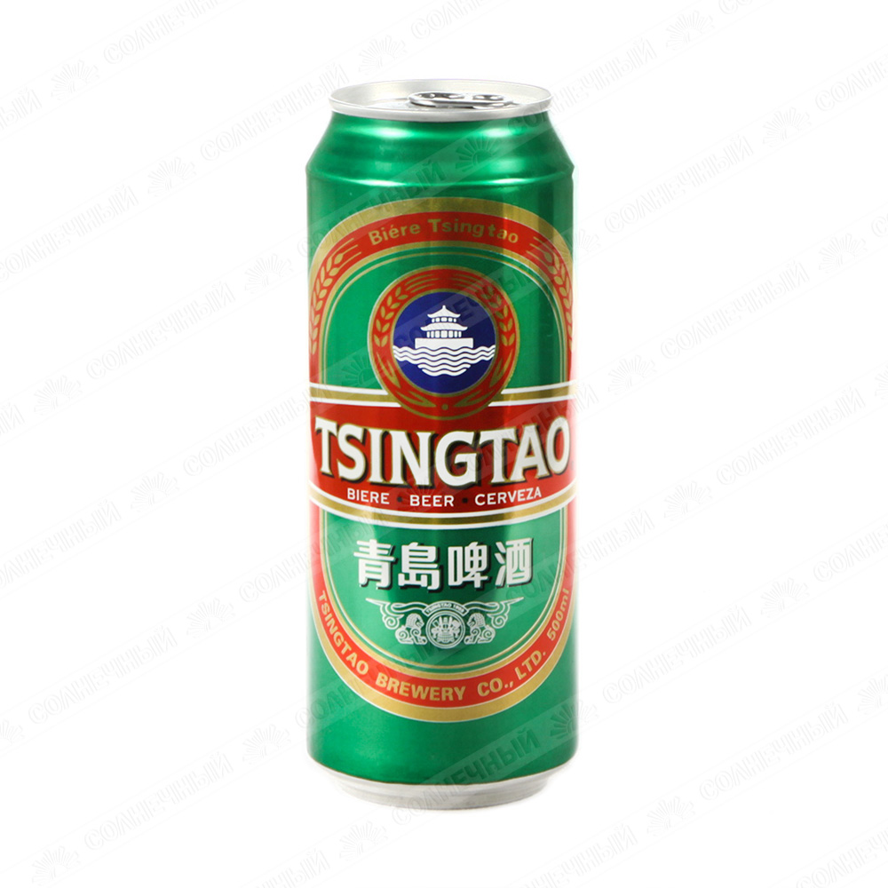 Пиво Tsingtao 4,7% 0,5л жесть банка — купить с доставкой на дом в  интернет-магазине Солнечный