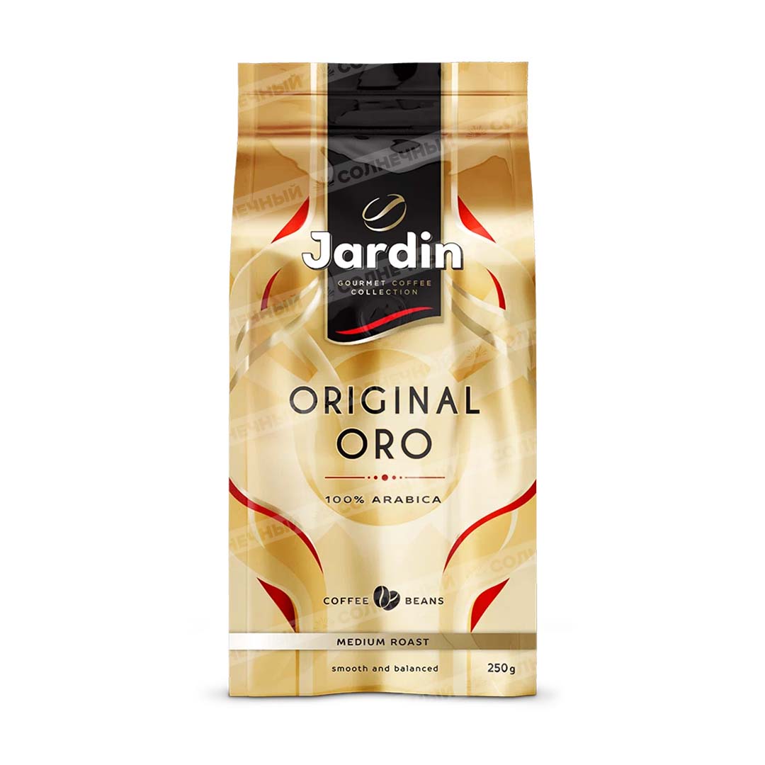 Кофе Jardin Oro Original Medium roast зерна 250г мягкая упаковка — купить с  доставкой на дом в интернет-магазине Солнечный