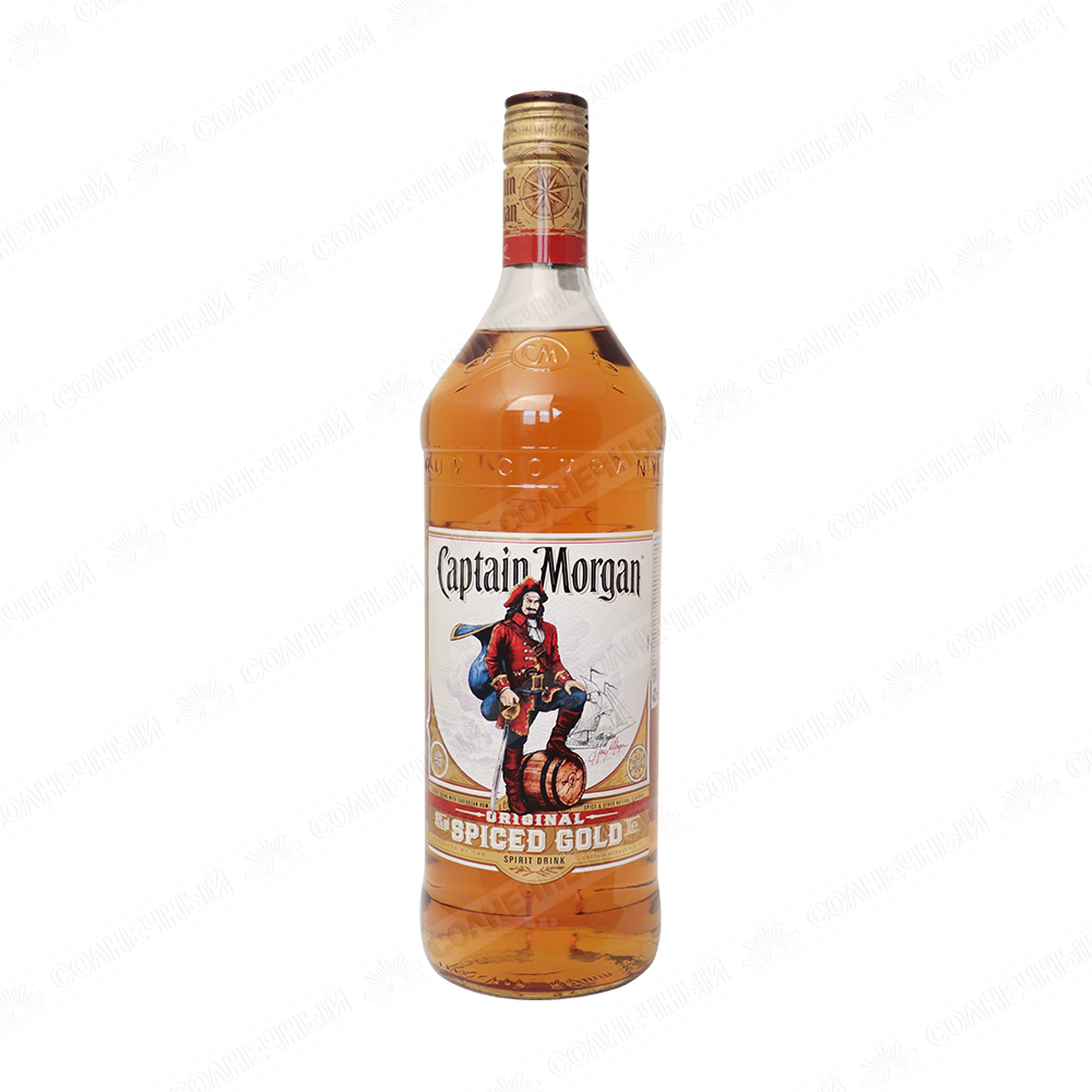 Ром Captain Morgan Original Spiced Gold 35% 1 л — купить с доставкой на дом  в интернет-магазине Солнечный