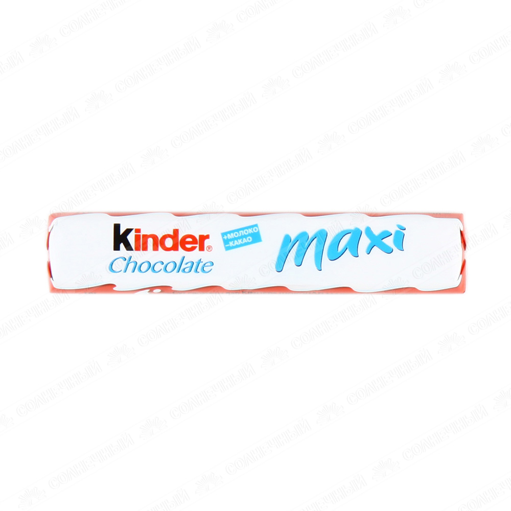 Батончик Kinder Chocolate maxi Т1 21 г — купить с доставкой на дом в  интернет-магазине Солнечный