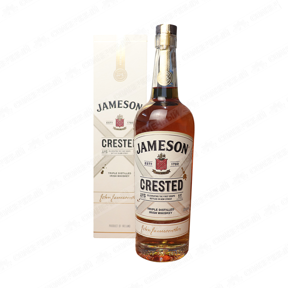 Виски Jameson Crested 40% 0,7 л — купить с доставкой на дом в  интернет-магазине Солнечный