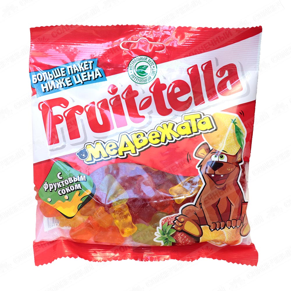 Мармелад жевательный Fruit-tella Медвежата 150г — купить с доставкой на дом  в интернет-магазине Солнечный