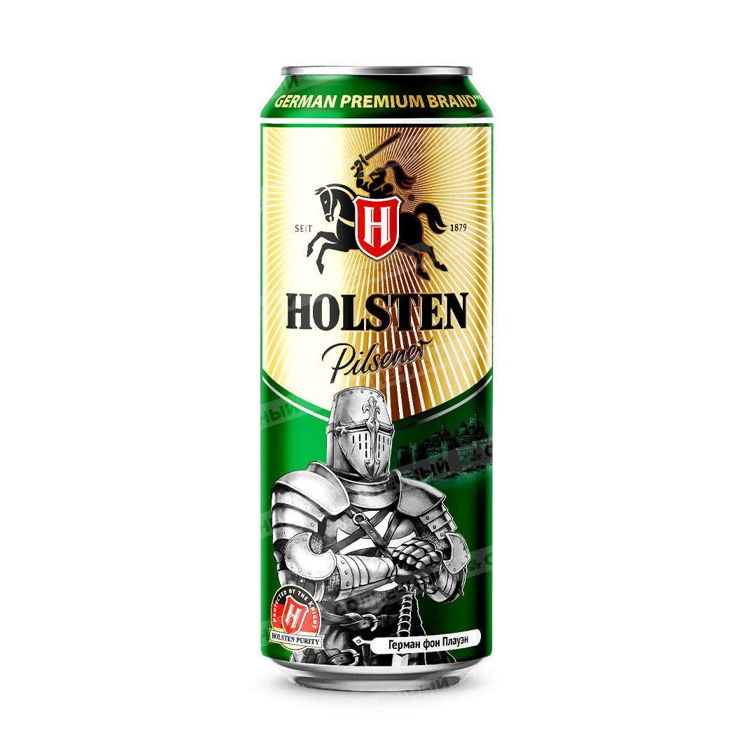 Пиво Holsten Pilsener светлое 4,8% 0,43л жесть банка — купить с доставкой  на дом в интернет-магазине Солнечный