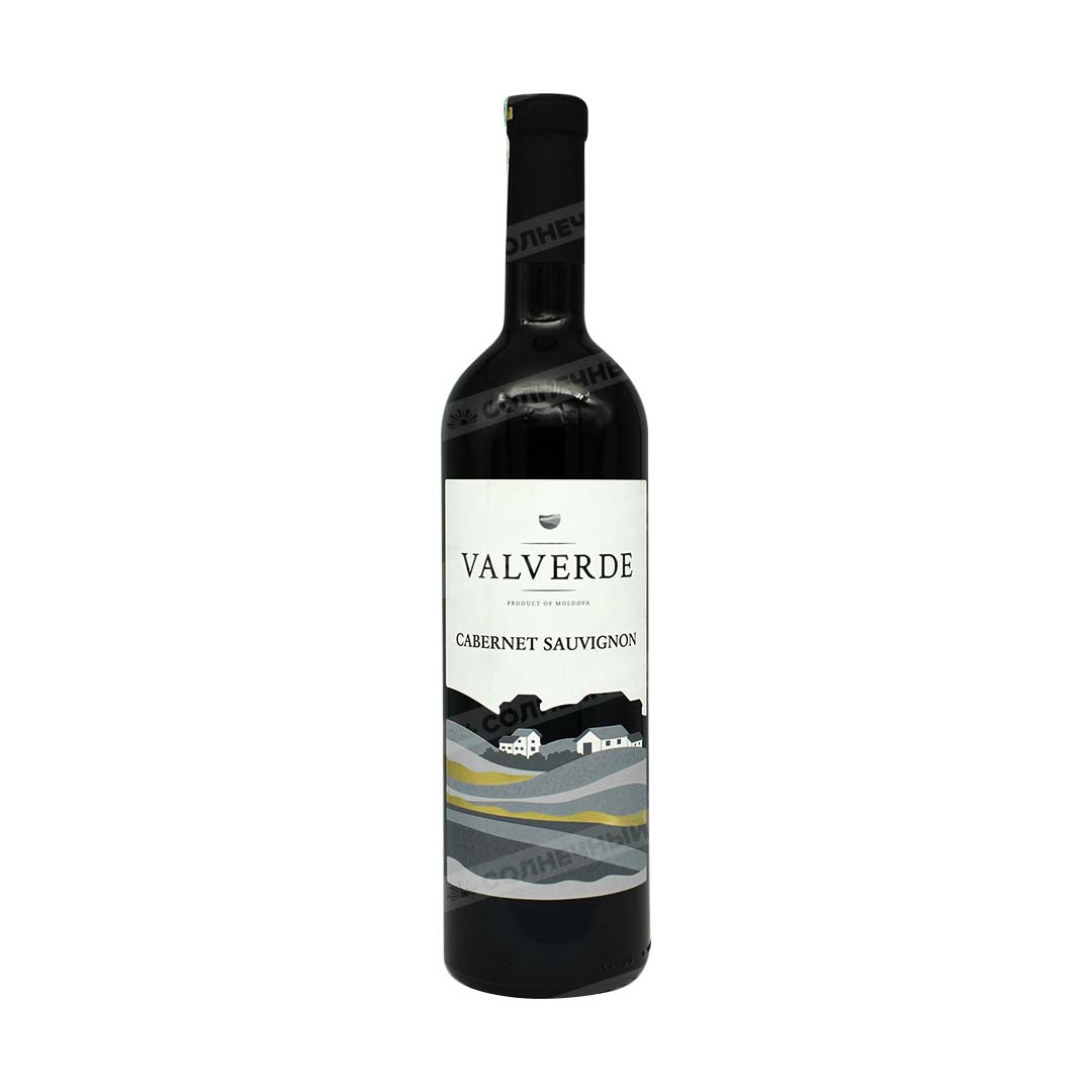 Вино Valverde Cabernet Sauvignon красное полусладкое 12,5% 0,75л — купить с  доставкой на дом в интернет-магазине Солнечный