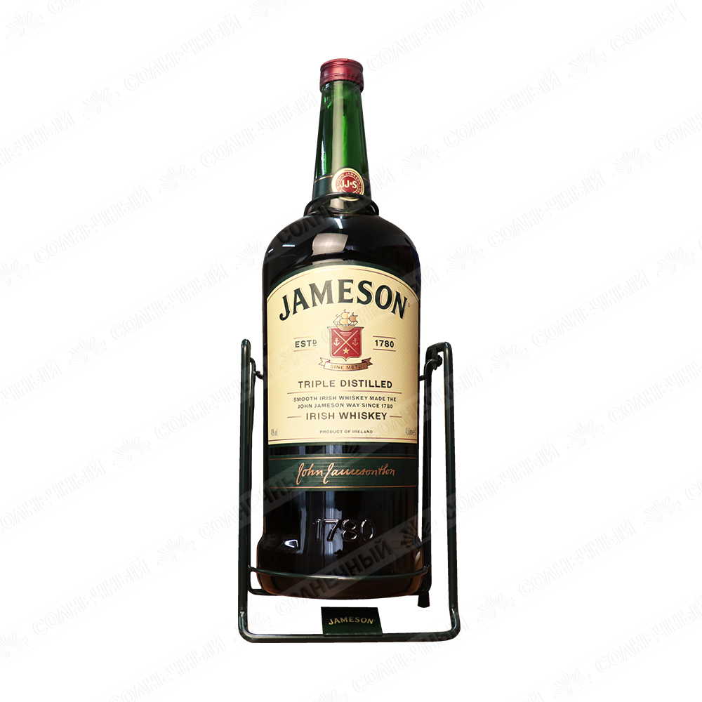 Виски Jameson 40% 4,5 л — купить с доставкой на дом в интернет-магазине  Солнечный