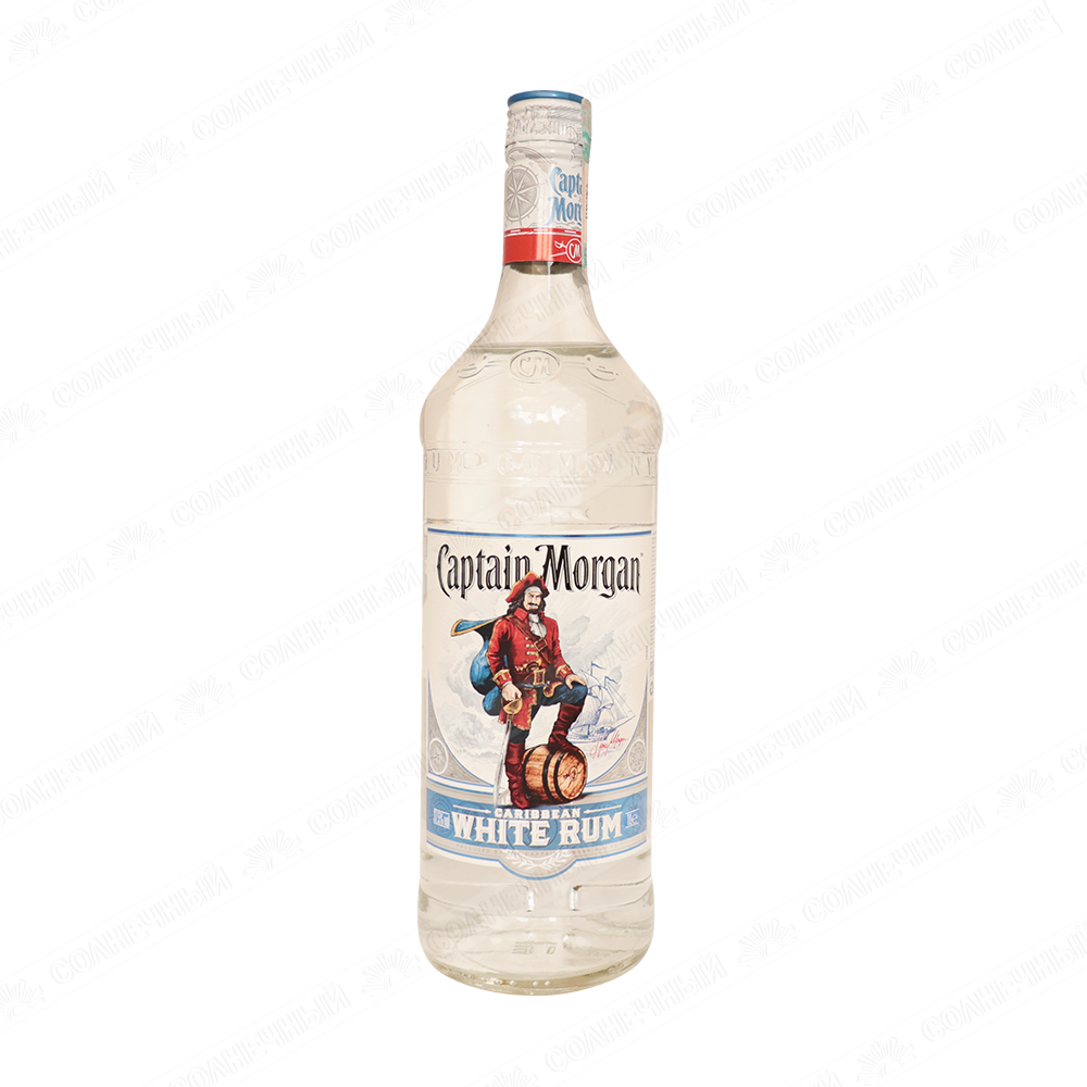 Ром Captain Morgan White 37,5% 1 л — купить с доставкой на дом в  интернет-магазине Солнечный