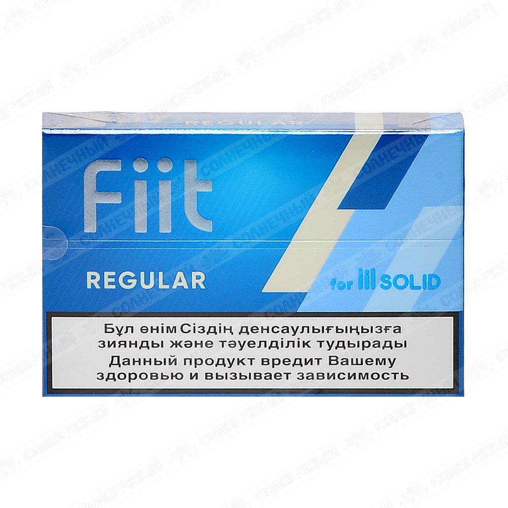 Стики табачные Fiit for lil solid Fiit Regular — купить с доставкой на дом  в интернет-магазине Солнечный