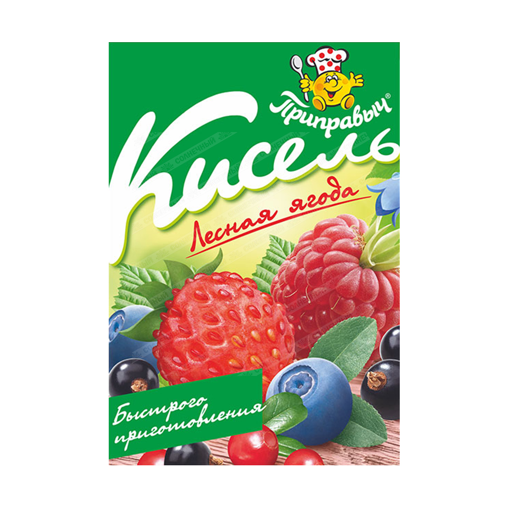 Кисель Приправыч Лесная Ягода 100 г — купить с доставкой на дом в  интернет-магазине Солнечный