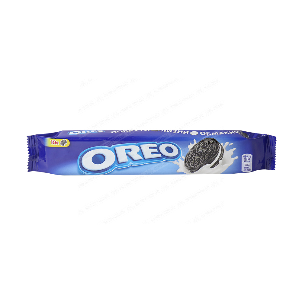 Печенье Oreo Ваниль Какао/Кремовая начинка 95 г — купить с доставкой на дом  в интернет-магазине Солнечный