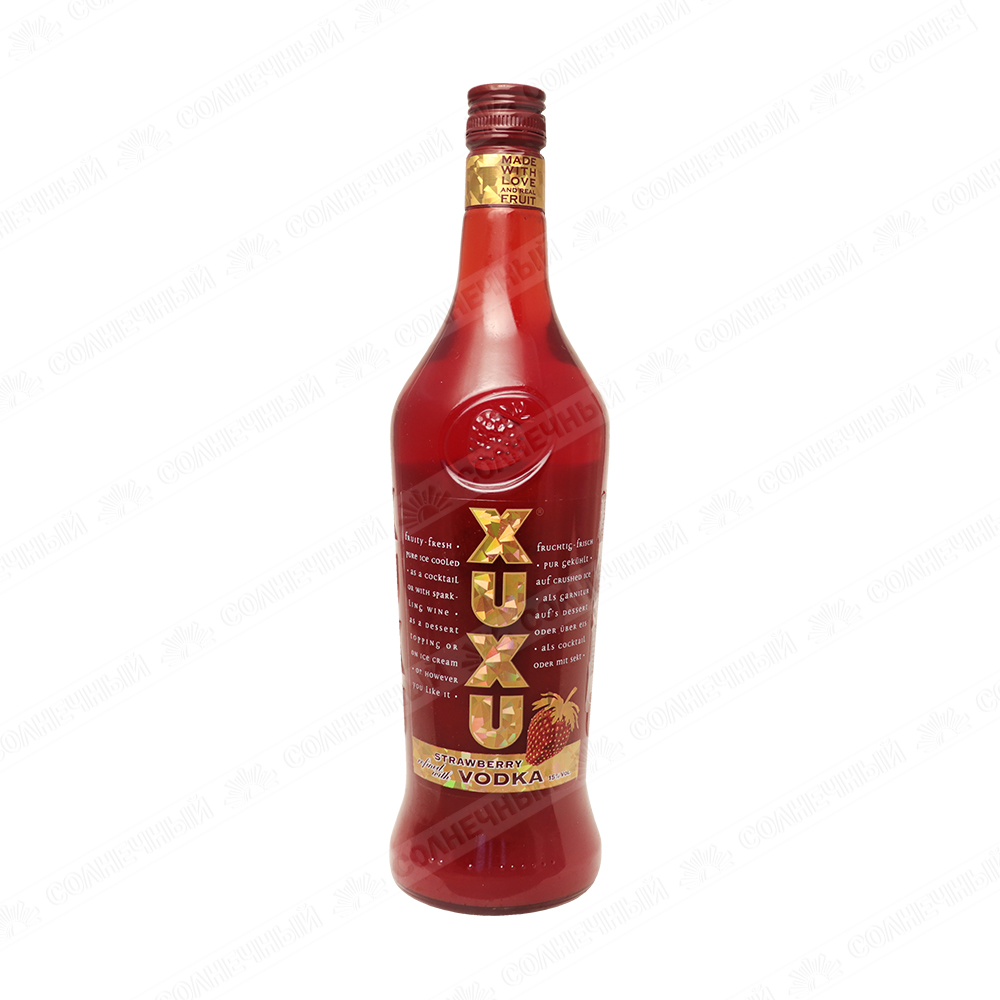 Ликер Xuxu Strawberry 15% 0,7л — купить с доставкой на дом в  интернет-магазине Солнечный