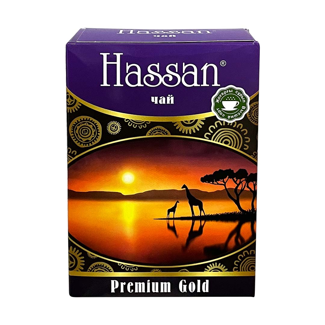 Чай Hassan Gold Premium гранулированный черный 250г — купить с доставкой на  дом в интернет-магазине Солнечный