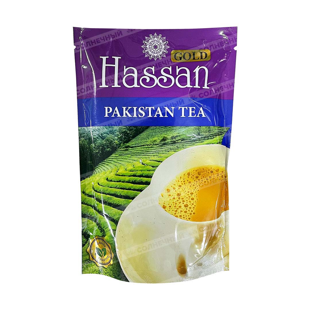 Чай Hassan Gold Pakistan tea гранулированный черный 200г дой-пак — купить с  доставкой на дом в интернет-магазине Солнечный