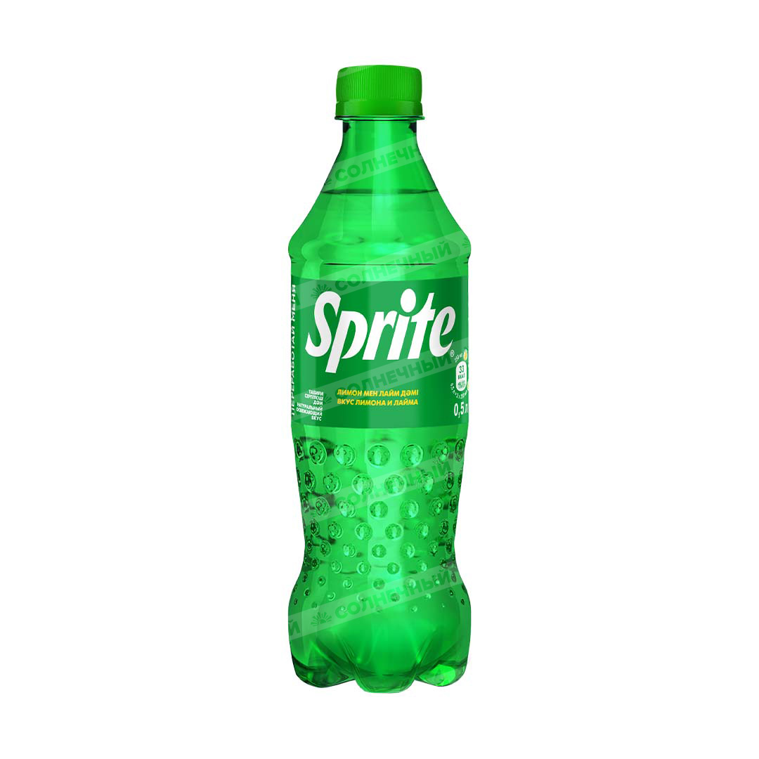 Напиток газированный Sprite 0,5 л — купить с доставкой на дом в  интернет-магазине Солнечный