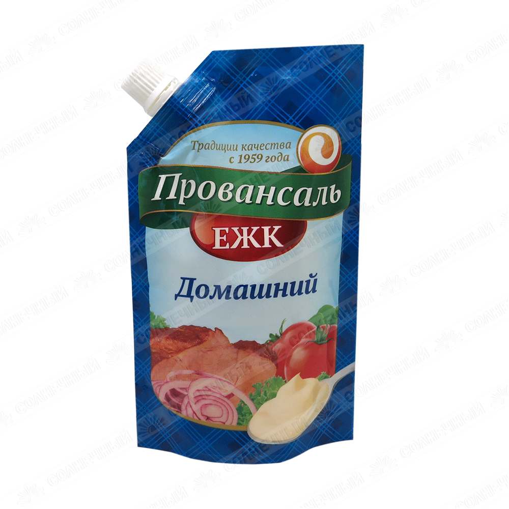 Майонез ЕЖК Провансаль Домашний 46% 200 мл — купить с доставкой на дом в  интернет-магазине Солнечный