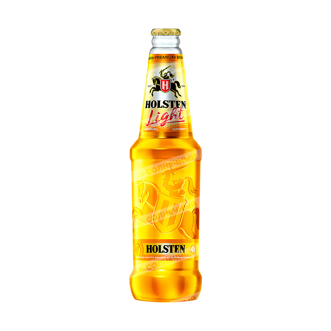 Пиво Holsten Light 4% 0,5л стеклянная бутылка — купить с доставкой на дом в  интернет-магазине Солнечный