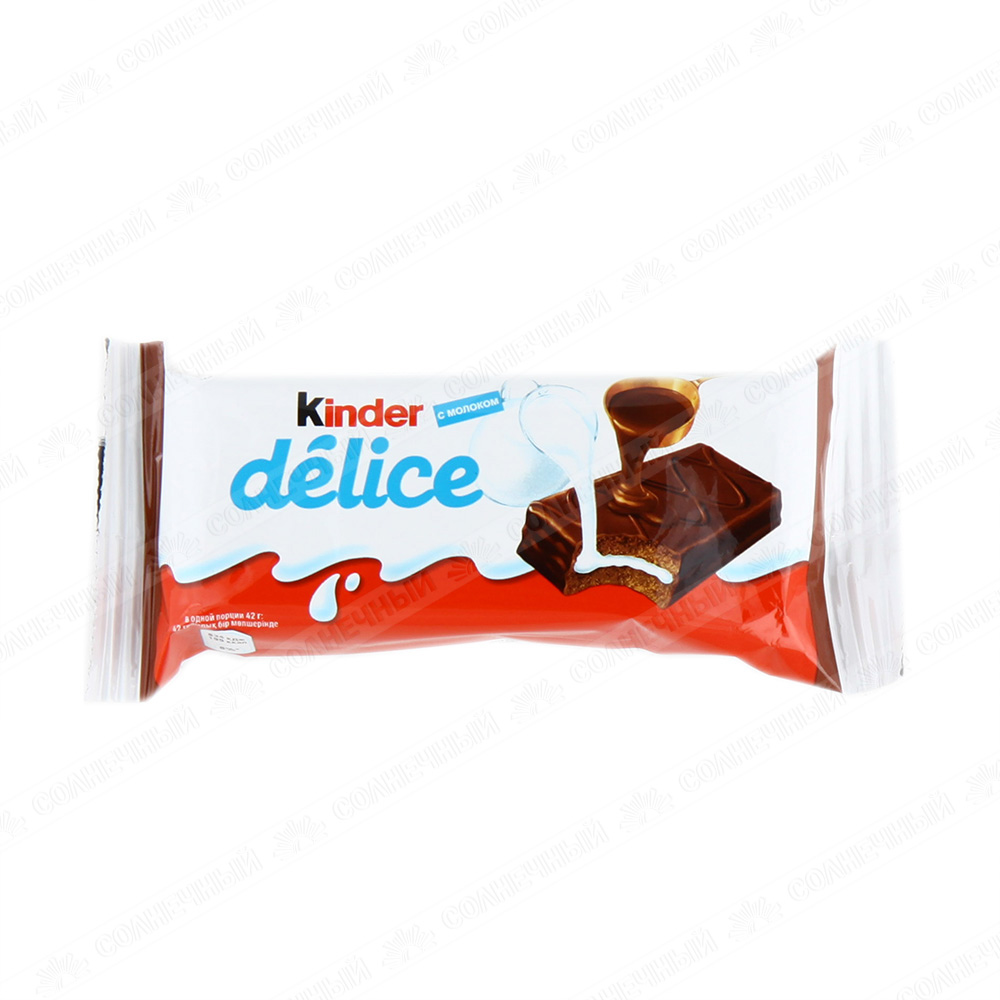 Батончик Kinder Delice Т1 39 г — купить с доставкой на дом в  интернет-магазине Солнечный