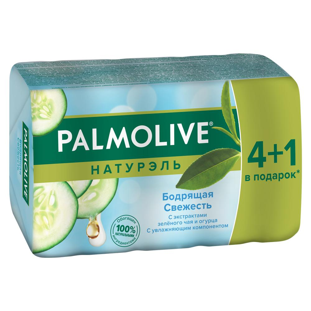 Мыло Palmolive Натурэль Зеленый чай/Огурец 5шт по 70 г — купить с доставкой  на дом в интернет-магазине Солнечный