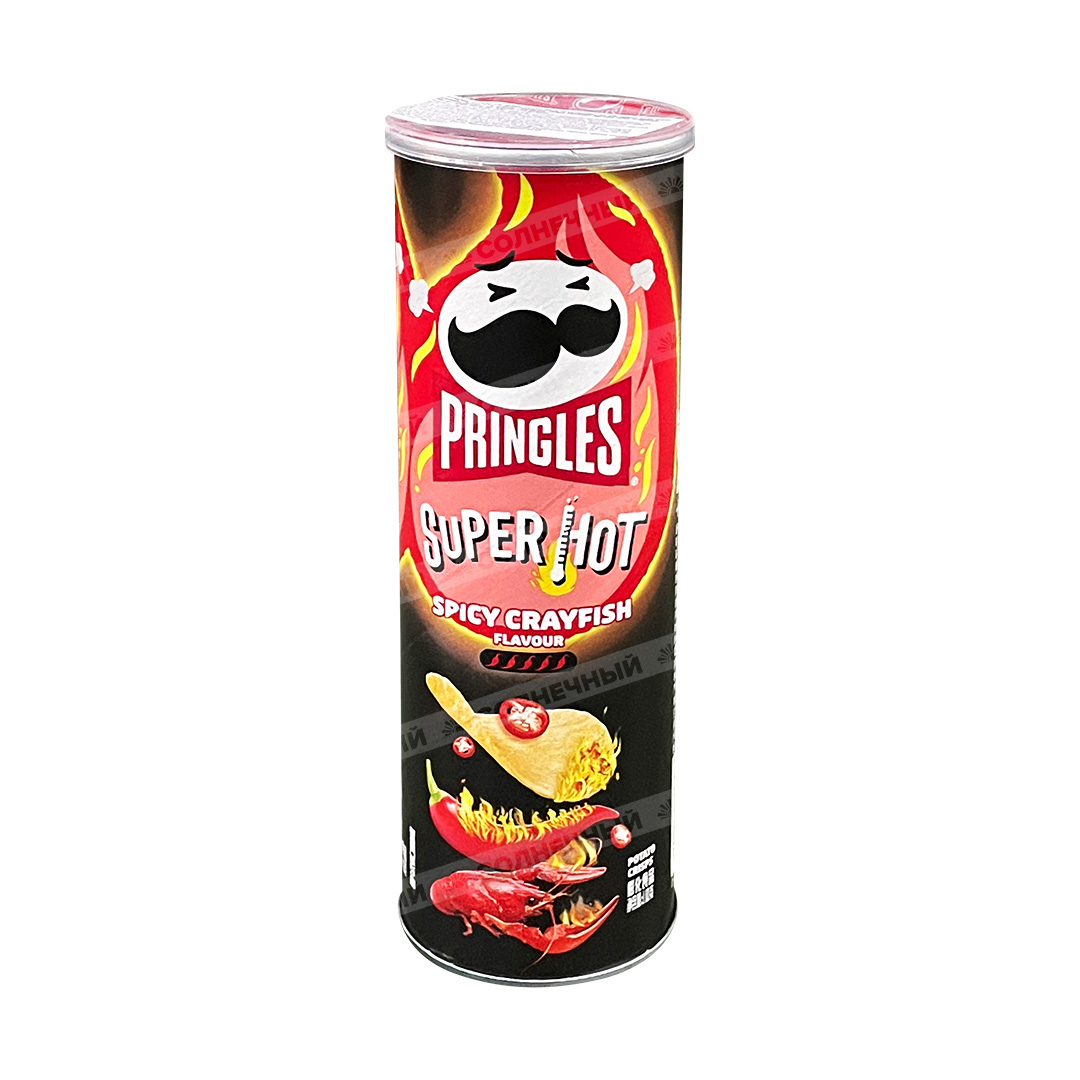 Чипсы Pringles 13 специй со вкусом раков под сычуаньским соусом 110г —  купить с доставкой на дом в интернет-магазине Солнечный