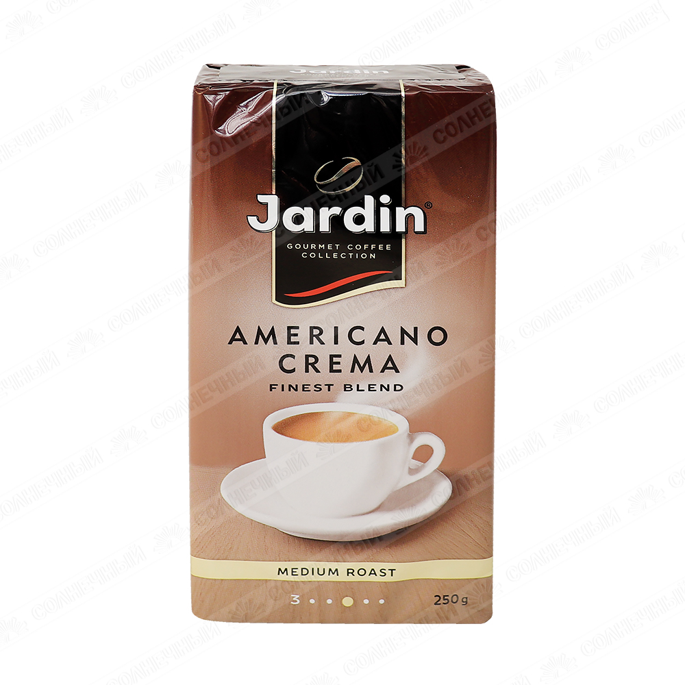 Кофе jardin americano crema. Кофе Жардин американо. Jardin americano crema кофе жареный молотый 250г в/у:12. Jardin американо крема 250. Кофе Жардин 3в1 американо.
