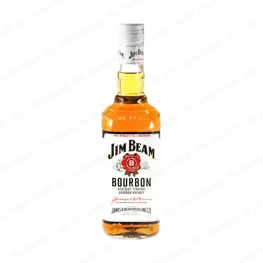 Бурбон Jim Beam 40% 0,7 л — купить с доставкой на дом в интернет-магазине  Солнечный