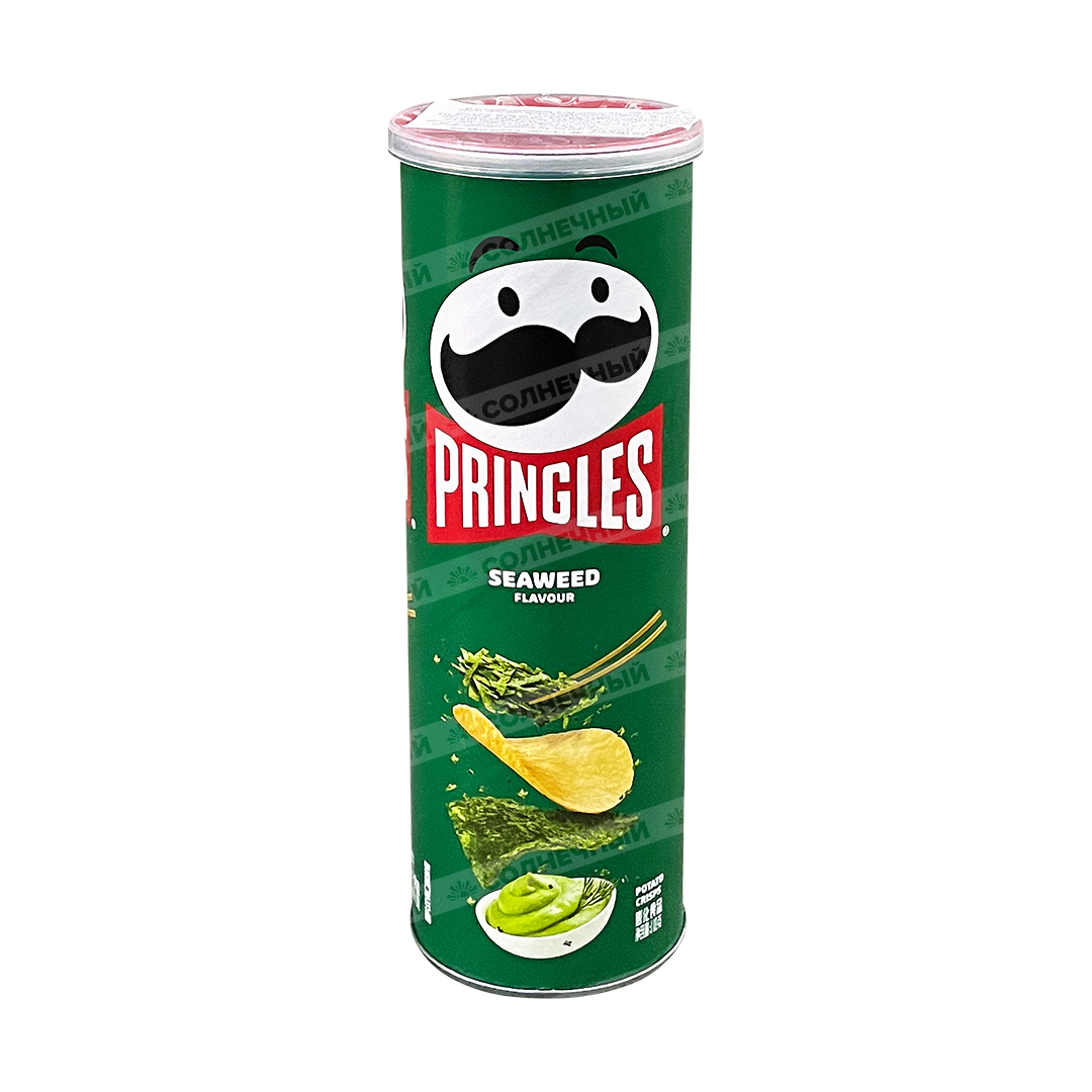 Чипсы Pringles Морская капуста 110г — купить с доставкой на дом в  интернет-магазине Солнечный