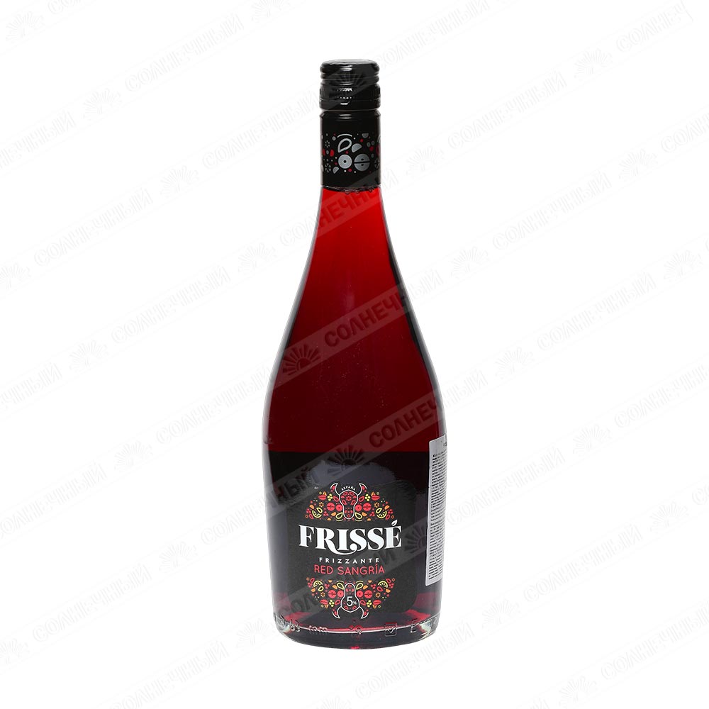 Вино Frisse Frizzante Red Sangria красное полусладкое 5% 0,75л — купить с  доставкой на дом в интернет-магазине Солнечный